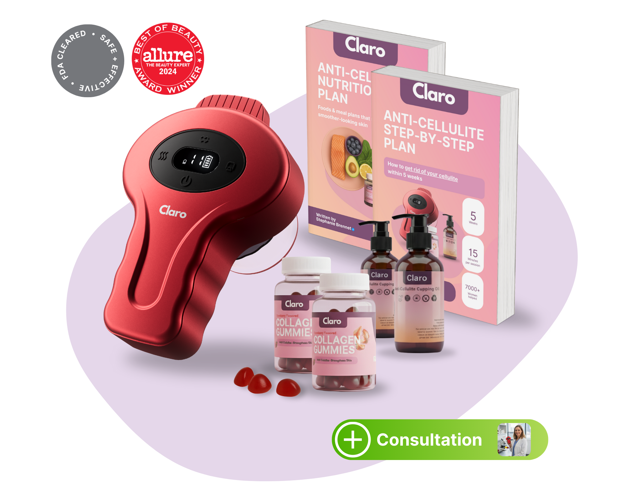 Anti-Cellulite Bundle Package (Red)